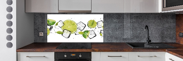 Panel do kuchni Limonka z lodem