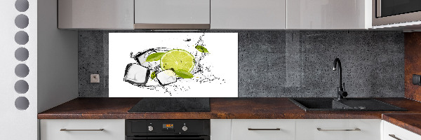 Panel do kuchni Limonka z lodem