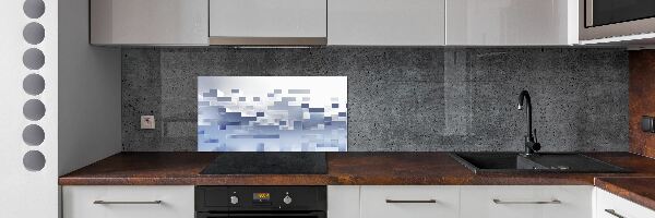 Panel do kuchni Abstrakcja kostki