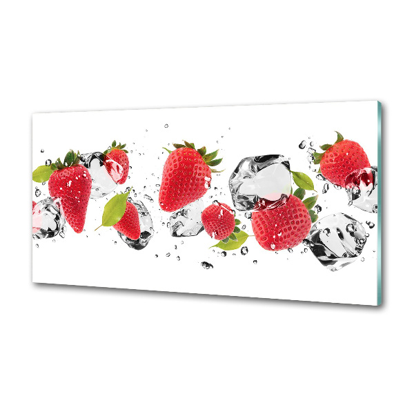Panel do kuchni Truskawki i woda