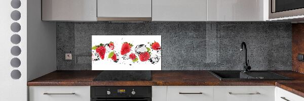 Panel do kuchni Truskawki i woda