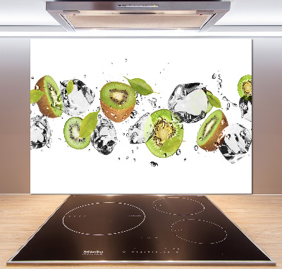 Panel dekor szkło Kiwi i woda