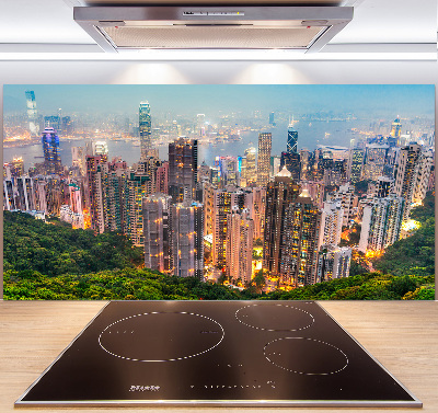 Panel między meble w kuchni Hongkong