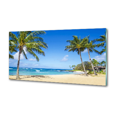 Panel do kuchni Tropikalna plaża