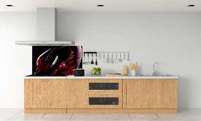 Panel do kuchni Czerwone wino