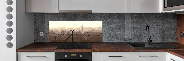 Panel lacobel Miasto linia