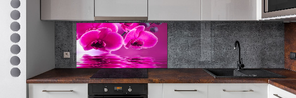 Panel między meble w kuchni Orchidea