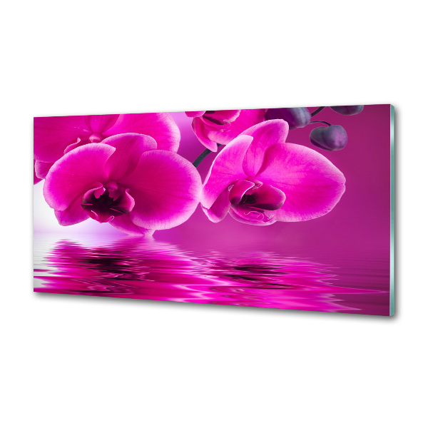 Panel między meble w kuchni Orchidea