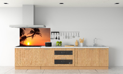 Panel lacobel Zachód słońca plaża