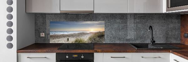 Panel lacobel Zachód słońca i wydmy