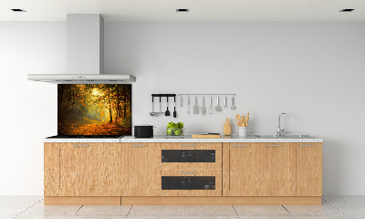 Panel dekor szkło Las jesienią