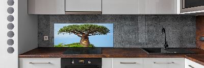 Panel szklany do kuchni Baobab