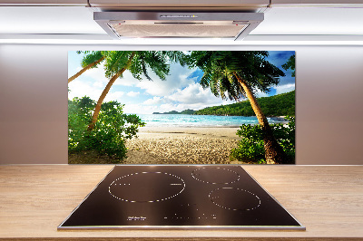 Panel do kuchni Palmy na plaży
