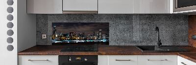 Panel dekor szkło Chicago nocą