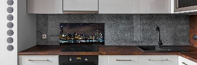 Panel dekor szkło Chicago nocą