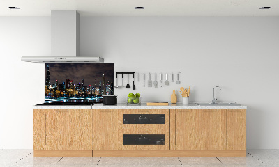 Panel dekor szkło Chicago nocą