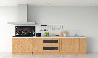Panel dekor szkło Chicago nocą