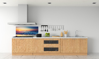 Panel lacobel Wschód słońca morze