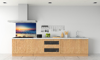Panel lacobel Wschód słońca morze