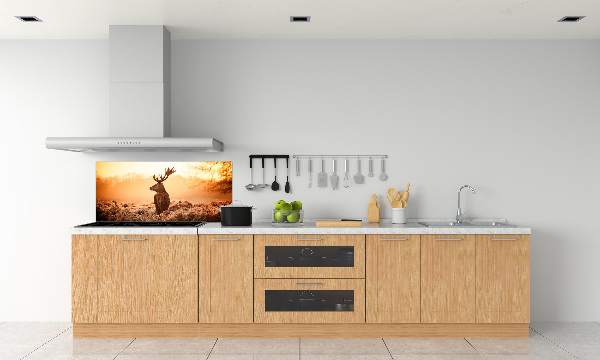 Panel lacobel Jeleń wschód słońca
