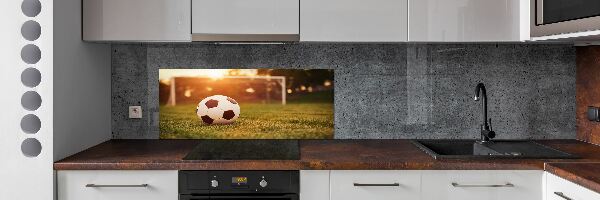 Panel do kuchni Piłka na murawie
