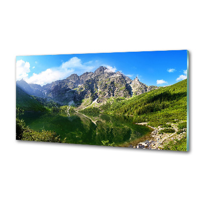 Panel do kuchni Morskie oko Tatry