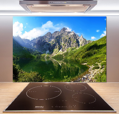 Panel do kuchni Morskie oko Tatry