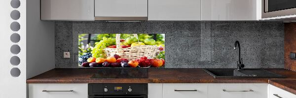 Panel dekor szkło Kosz owoców