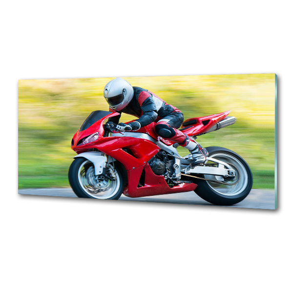 Panel między meble w kuchni Motocykl