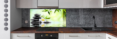Panel do kuchni Plumeria i bambus