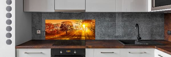 Panel do kuchni Zachód słońca