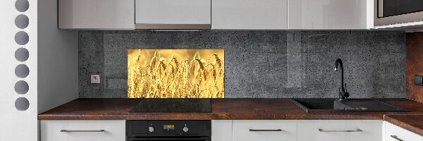 Panel szklany do kuchni Zboże
