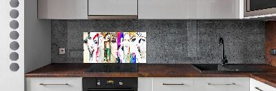 Panel do kuchni Kobiece portrety