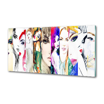 Panel do kuchni Kobiece portrety