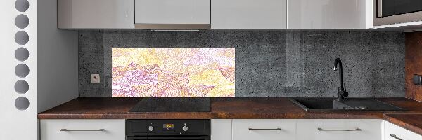 Panel do kuchni Kwiecisty wzór