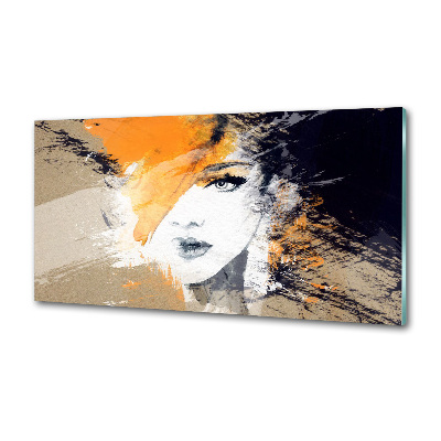 Panel do kuchni Portret kobiety