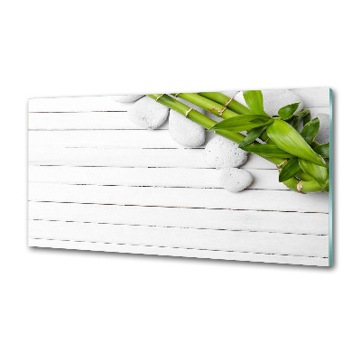 Panel szklany do kuchni Bambus