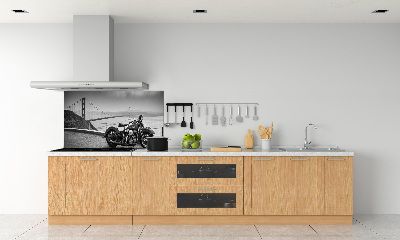 Panel między meble w kuchni Motocykl