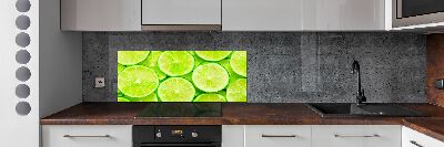 Panel szklany do kuchni Limonki