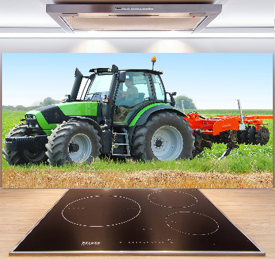 Panel do kuchni Traktor na polu