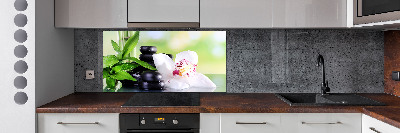 Panel między meble w kuchni Orchidea