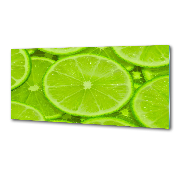 Panel szklany do kuchni Limonki