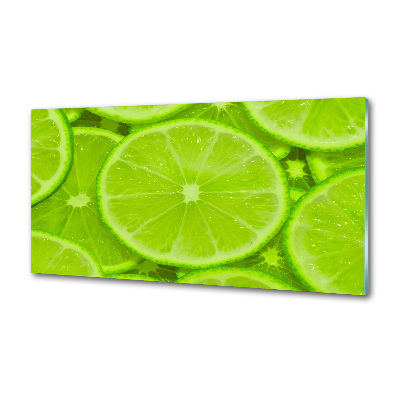 Panel szklany do kuchni Limonki
