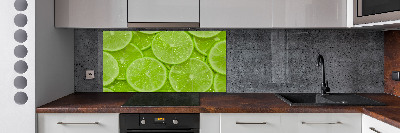 Panel szklany do kuchni Limonki