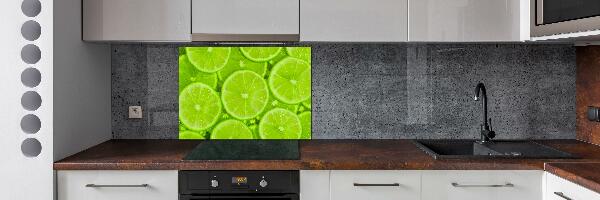 Panel szklany do kuchni Limonki