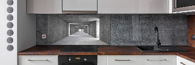 Panel do kuchni Betonowy tunel
