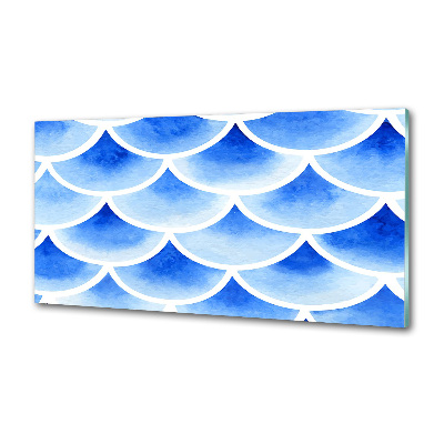 Panel dekor szkło Rybie łuski