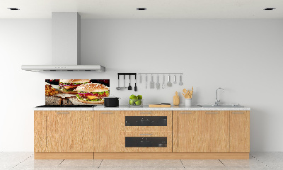 Panel dekor szkło Hamburgery