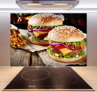 Panel dekor szkło Hamburgery