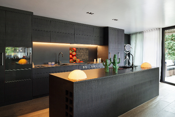 Panel lacobel Pomidory na drewnie